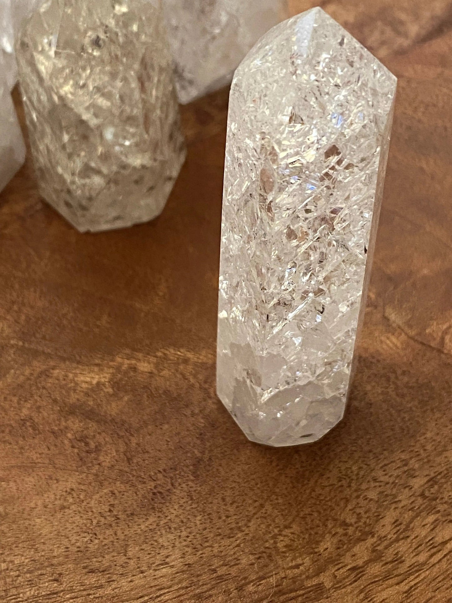 Crackle quartz towers Empress Embodiment