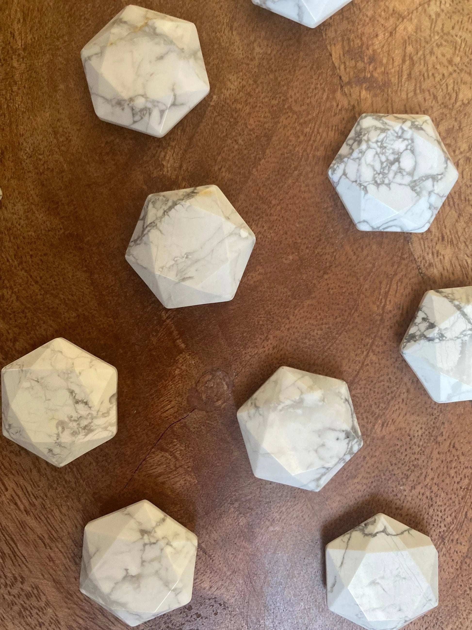 Howlite hexagons Empress Embodiment