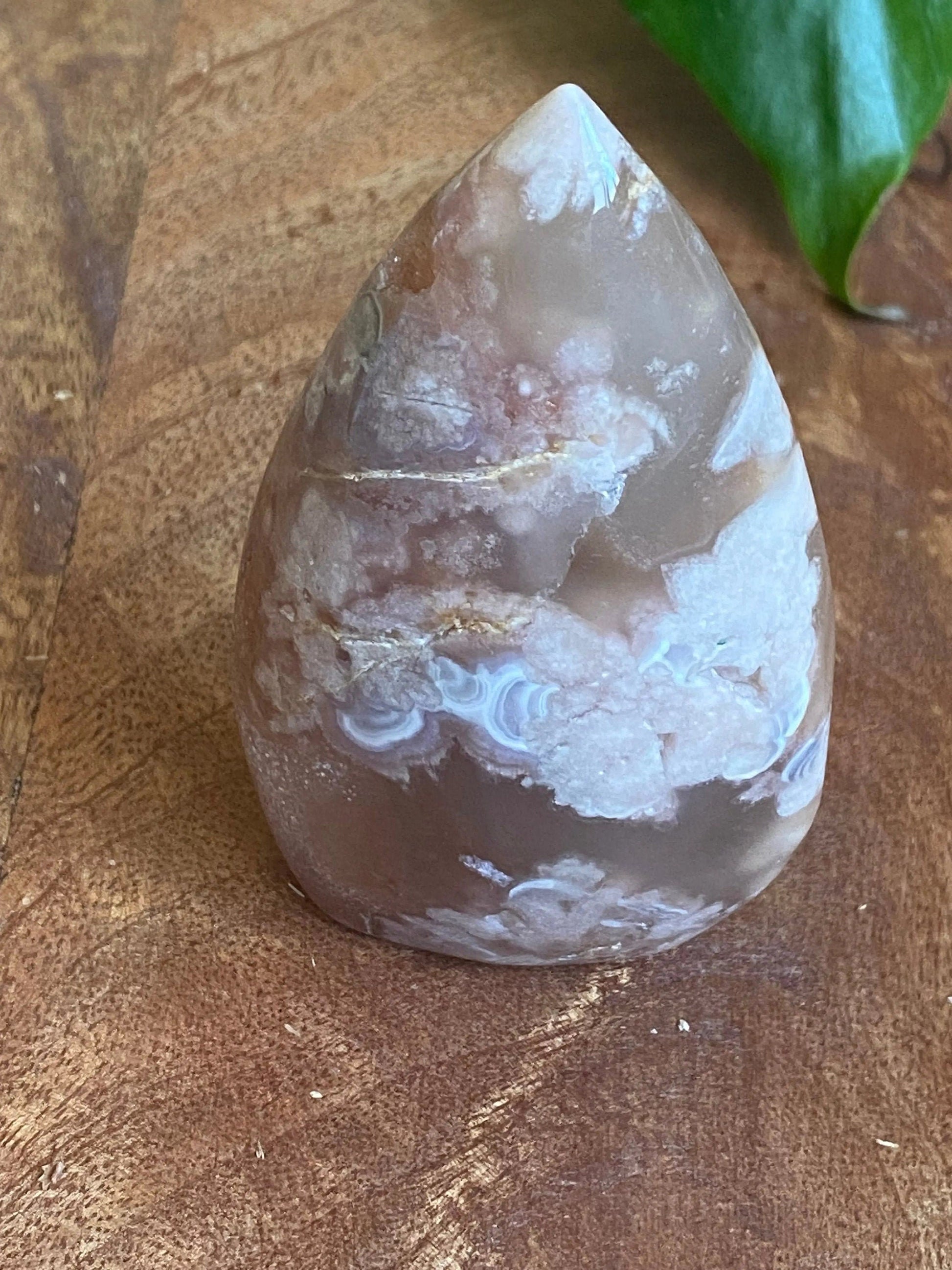 Flower Agate freeform Empress Embodiment