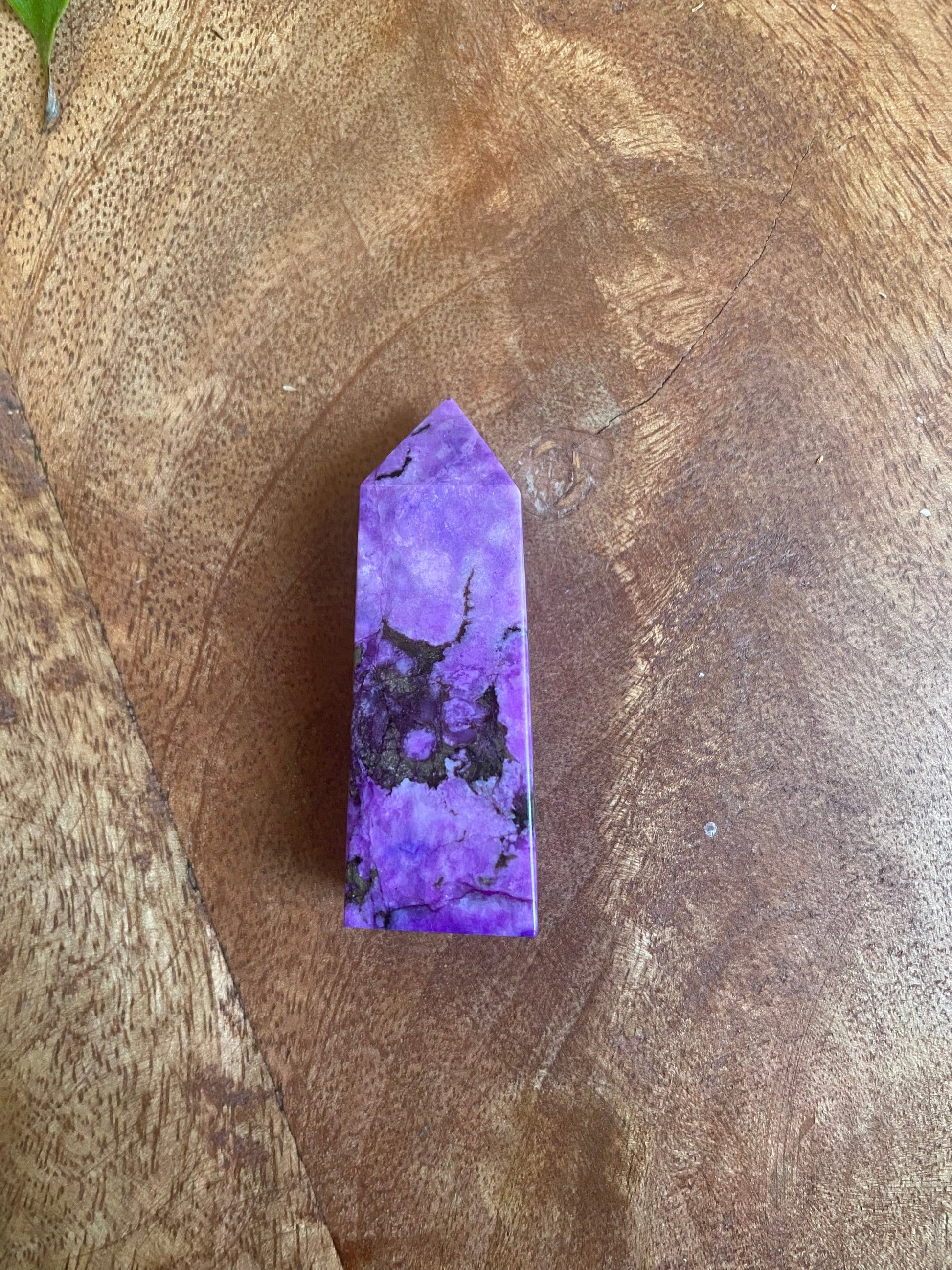 Genuine Sugilite Tower with Stunning Deep Purple