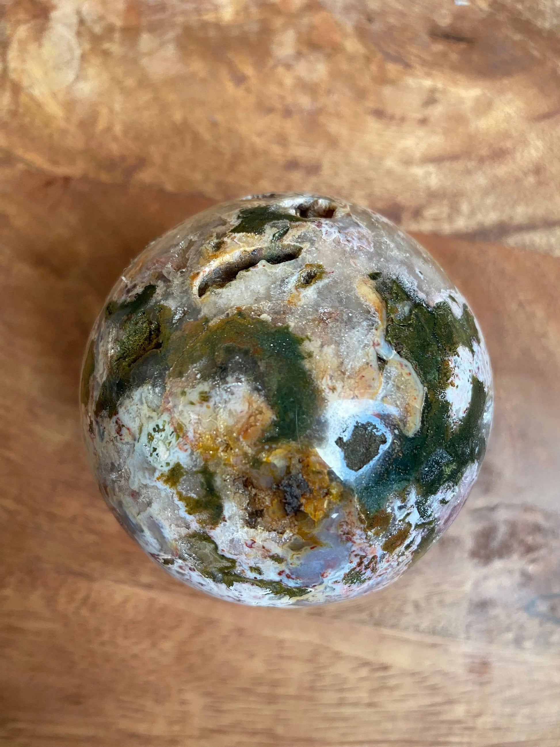 Ocean Jasper with moss agate Empress Embodiment