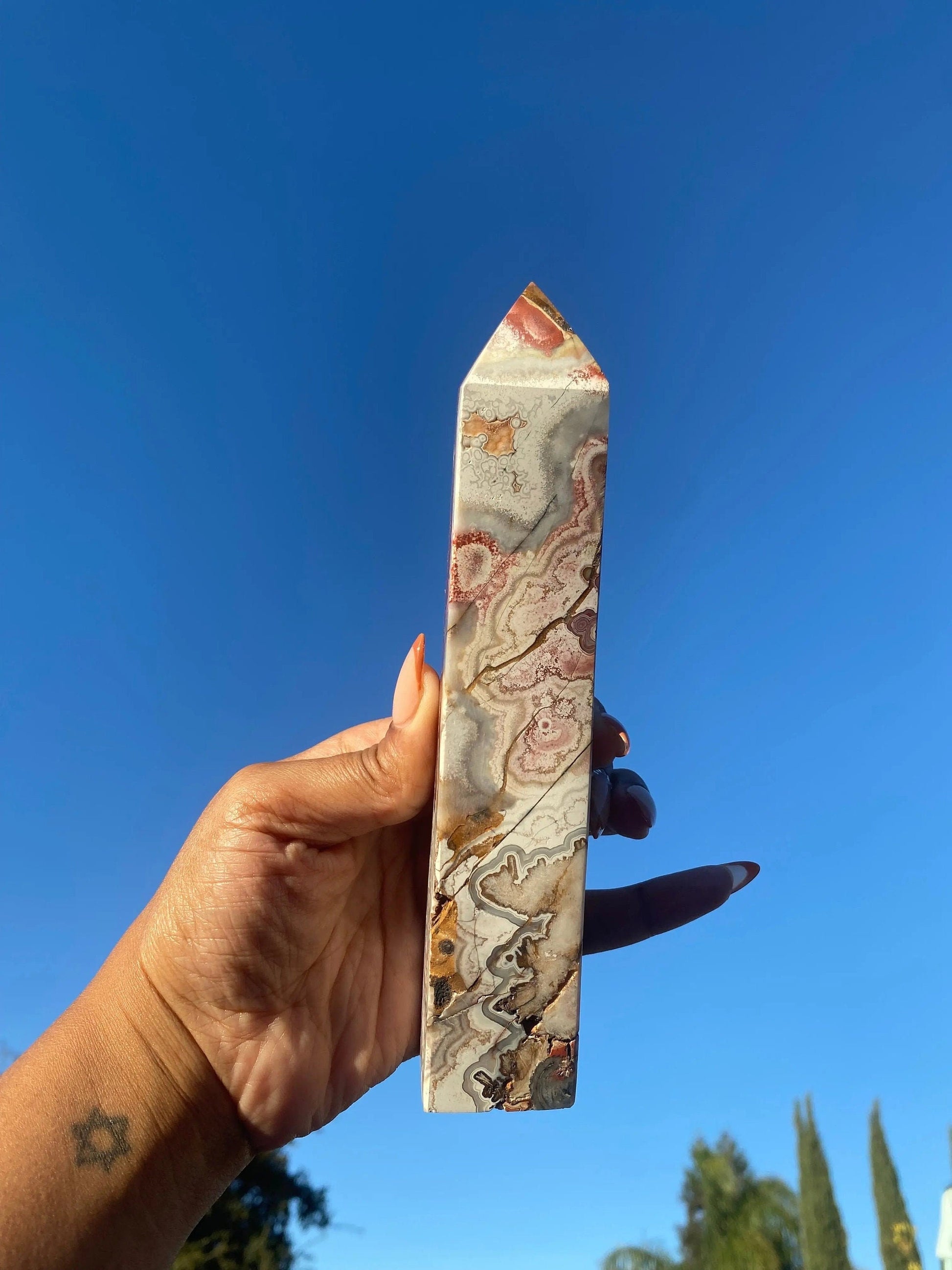 Mexican crazy lace agate Empress Embodiment