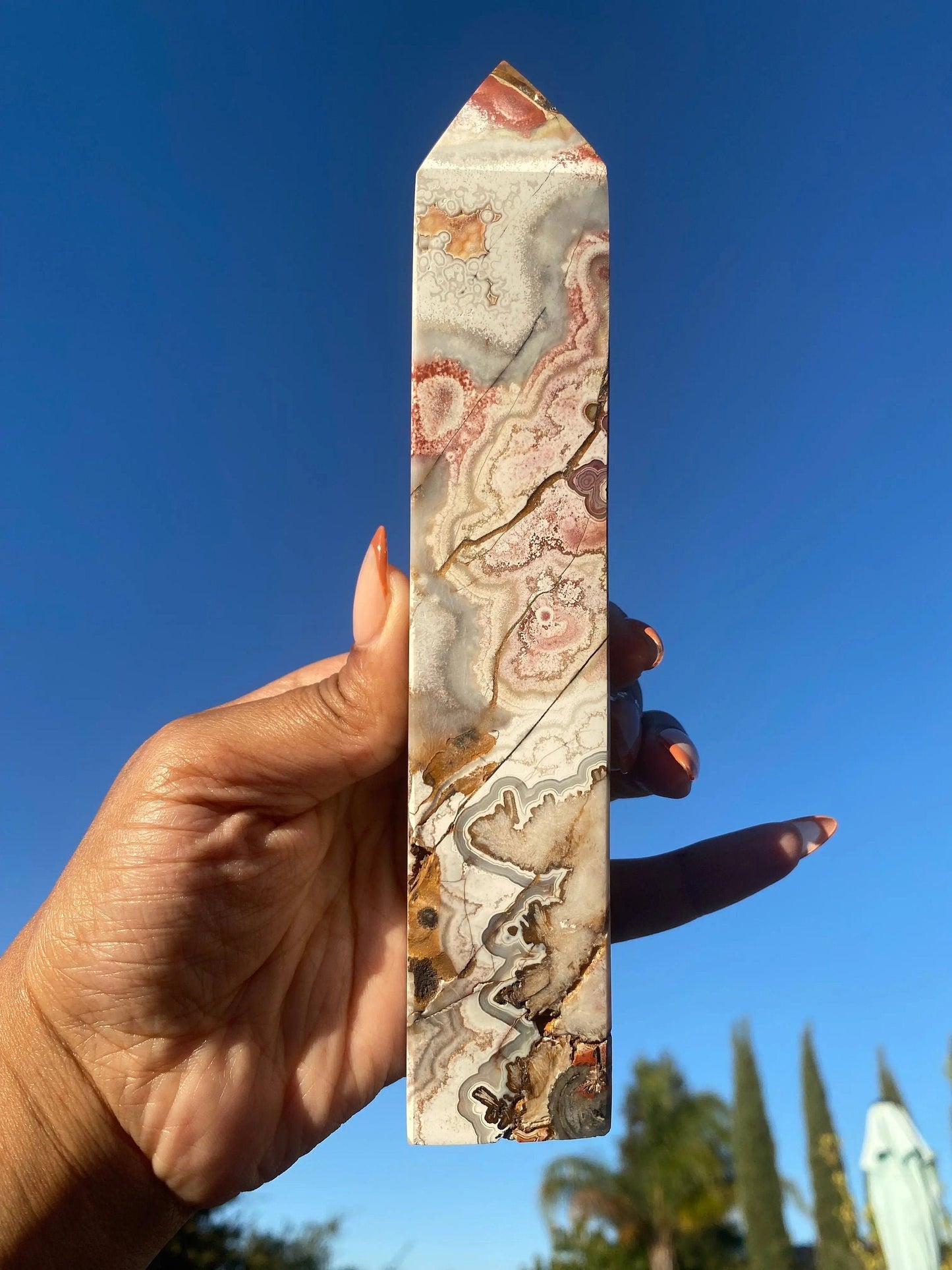 Mexican crazy lace agate Empress Embodiment