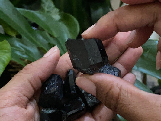 Raw Black tourmaline Pieces