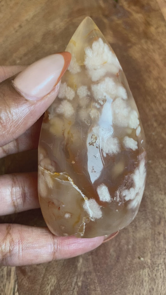 Flower Agate Tear Freeform